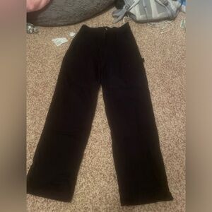 black cargo pants